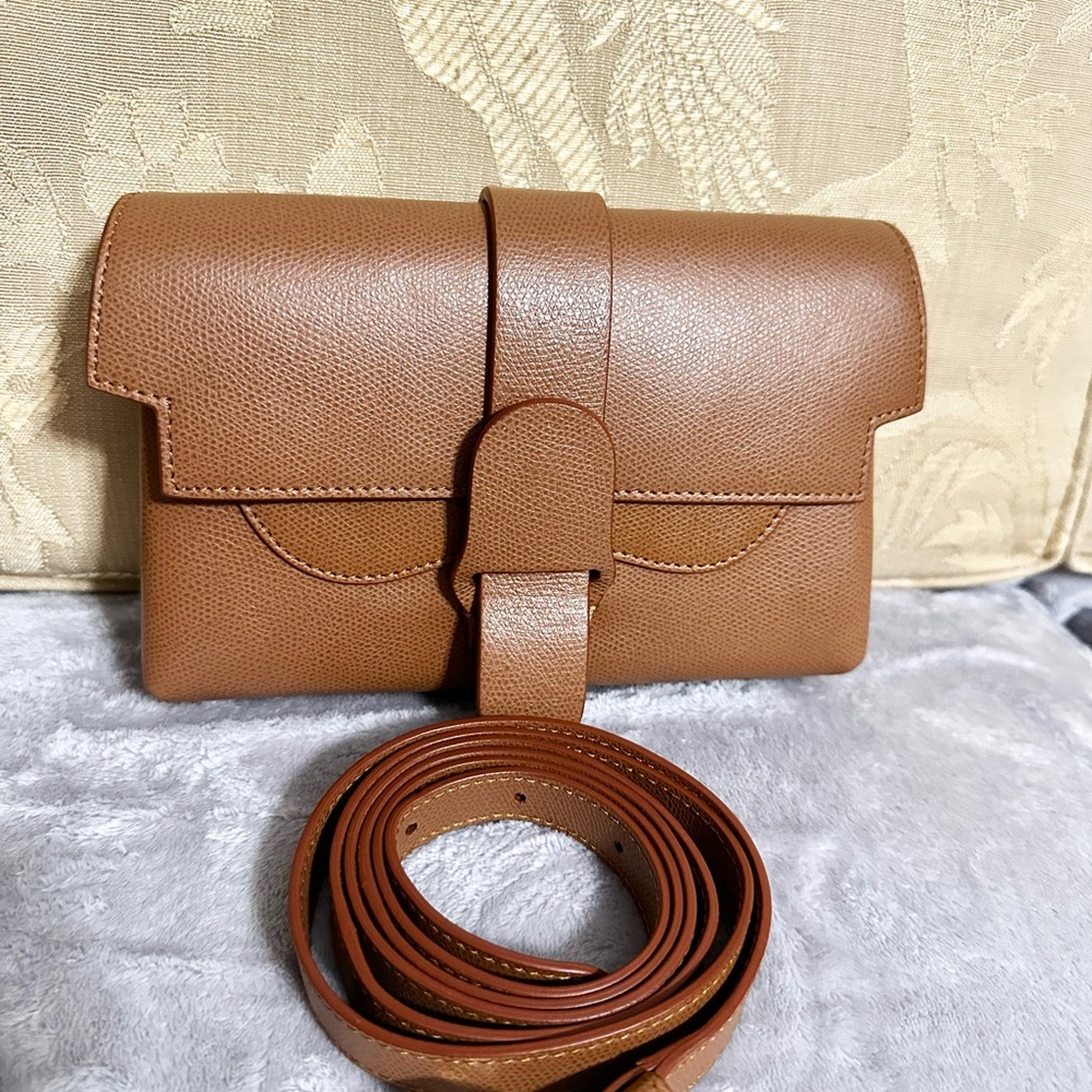 Senreve  Aria brown leather belt bag